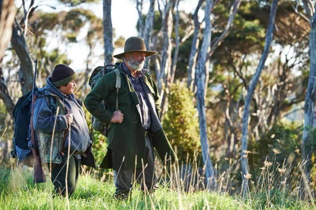 Julian Dennison (RICKY) and Sam Neill (HEC)